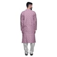 thumbnail image 3 of Atasi Ensemble Kurta-Pyjama Long en Coton pour Hommes, Kurta-Pyjama Décontracté de Designer, Vêtements, 3 of 5