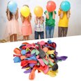 thumbnail image 4 of Macaron Color Balloons, 100Pcs Net Red Thick Explosion-proof Glue Mixed Color Latex Mixed Color Balloon Scene Children's Birthday Wedding Party Decoration, 4 of 8