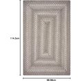 thumbnail image 2 of Grey Cloud Small Braided Rug, 27x45 Rectangle - Grey, Handmade with Jute - Warm Farmhouse Decor, Perfect for Kitchens and Entryways - Durable and Easy to Clean, 2 of 8