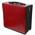 thumbnail image 1 of 200 Pieces CD Storage Bag Large Capacity Bag PU CD Storage Pouch Fashion CD Supplies (Red), 1 of 9