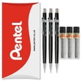 thumbnail image 1 of Pentel P200 Automatic Mechanical Pencils with Refills, 0.5mm, HB Lead, 6 Count, 1 of 4