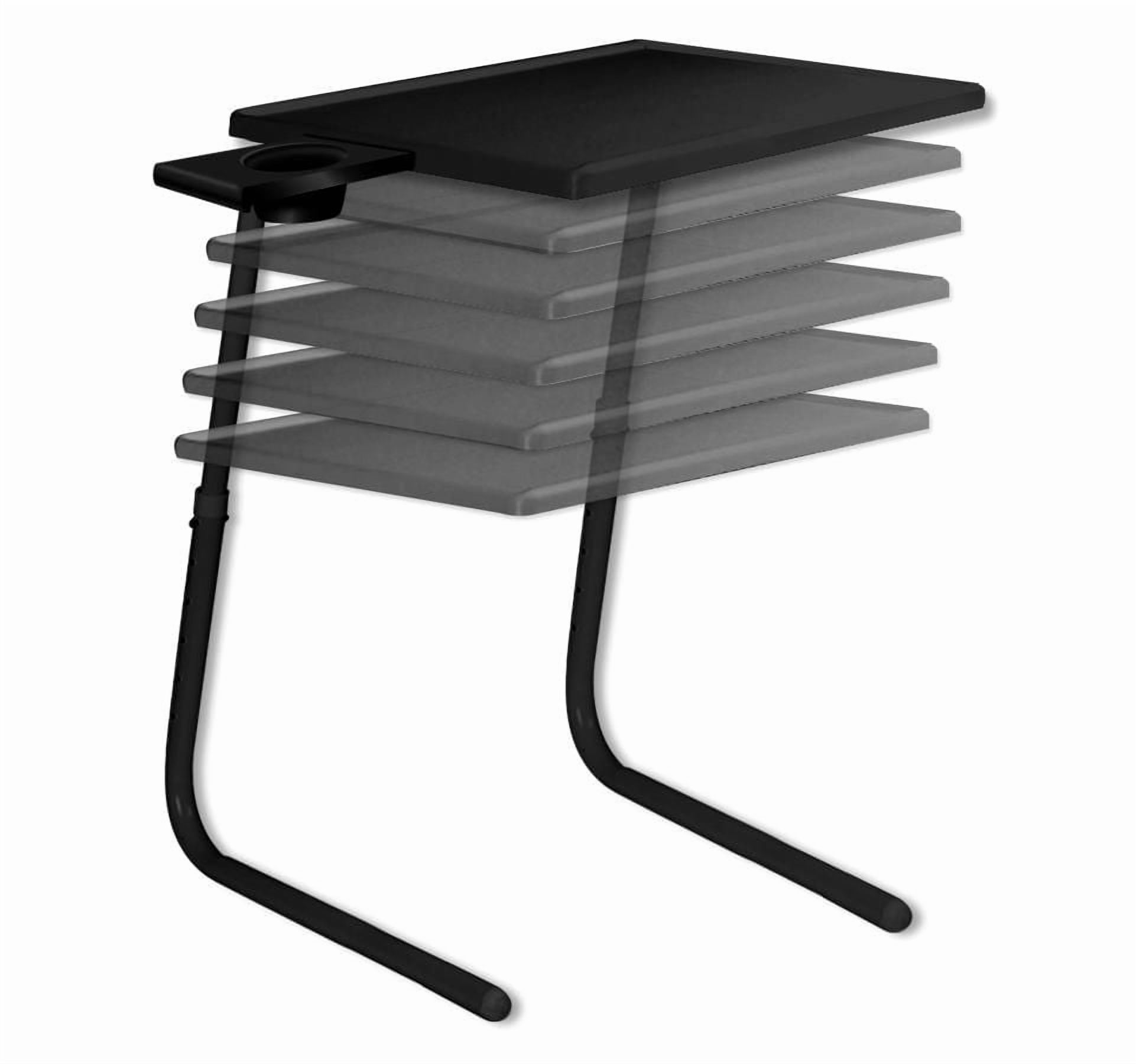 Table-Mate – La table réglable qui glisse vers vous! Noir
