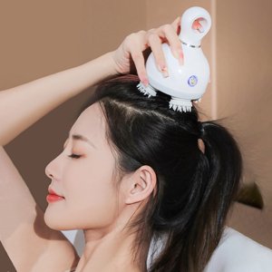 WIFKLSIIPG Scalp Massager Sans fil Massaire Massage de tête portable pour nettoyage profond et le stress