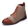thumbnail image 1 of Bottes Mi-Mollet Décontractées à Lacets pour Hommes, 1 of 3