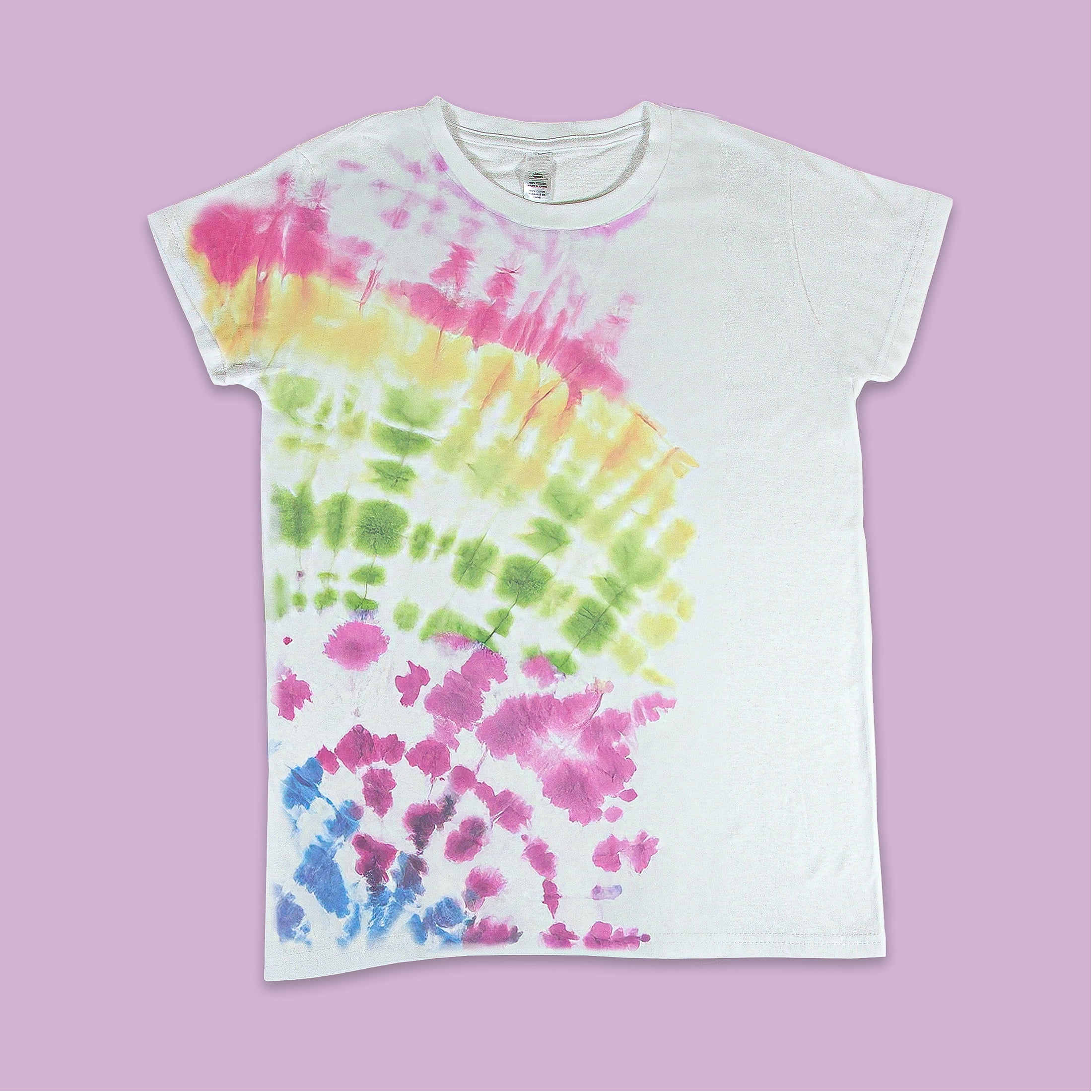 CRAFTEE Ladies Crew Neck T-Shirt 100% Cotton 50.8 × 68.58 cm (20 × 27 in) White Large