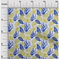 thumbnail image 2 of oneOone Cotton Silk Royal Blue Fabric Sea Shells Ocean Sewing Craft Projects Fabric Prints By Yard 42 Inch Wide, 2 of 4