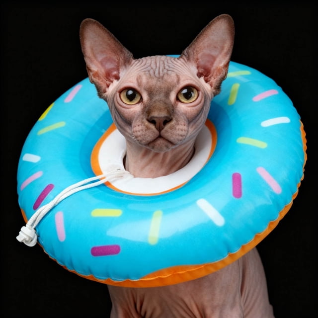 Product Classification Cat Soft Collar Adjustable Donut E Collar for Recovery Stop Licking and Promote Safe Neck for Indoor Use