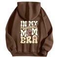 thumbnail image 1 of WEAIXIMIUNG Fall Sweatshirts for Women Plus Size Ladies' Autumn and Winter Fashionable Rugby Print Hooded Sweatshirt, 1 of 5
