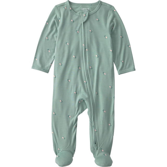 Carter's Child of Mine Baby Girl Comfy Soft Sleeper