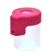 LED Sealed Storage Container with USB Charging, 155ml Plastic and Glass Food Container for Freshness and Travel
