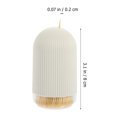 thumbnail image 2 of 1 Set of Wooden Toothpick Kit Disposable Toothpick Tools Oral Care Tools (Light Yellow), 2 of 7