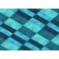 thumbnail image 1 of Ahgly Company Machine Washable Indoor Rectangle Transitional Teal Green Area Rugs, 6' x 9', 1 of 7