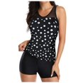 thumbnail image 1 of Women Tankini Swimsuit Tummy Control Top With Shorts Two Piece Bathing Suit, 1 of 6