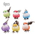 thumbnail image 1 of 6x Fake Feather Bird Xmas Tree Decor Perched Woodland Birds Decor Adornment, 1 of 10