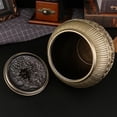 thumbnail image 3 of Tea Canister, Vintage Alloy Metal Airtight Tea Storage Container, China Dragon Airtight Design Tea Bag Canister Exquisite Bronzy Tea Jar, Tea Storage Container Multipurpose, 3 of 7
