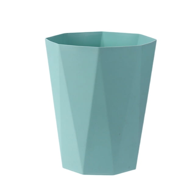 Polygon Small Wastebasket Garbage Container Paper Organizer For Bathroom Laundry Kitchen Kids Room Dorm Desk