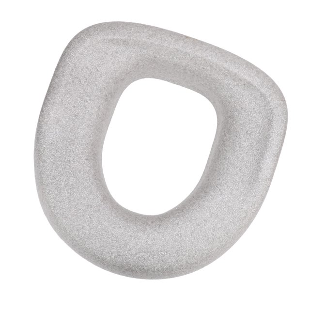 Raised Toilet Cushion, a soft padded toilet cushion riser designed for enhanced comfort and elevation. Made of thickened grey EPP material, it is lightweight, odour-free, and resistant to drops and collisions. The cushion measures approximately 42.5 x 43.5 cm (16.73 x 17.13 in) with an inner dimension of 25 x 19 cm (9.84 x 7.48 in). Suitable for seniors, pregnant women, and individuals with limited mobility, it provides warmth in winter and coolness in summer. Washable and reusable for prolonged use.