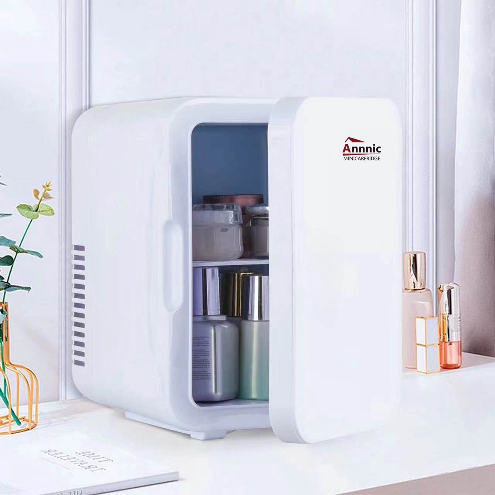 Pvdgvd 6L Car Refrigerator Car Home Dualpurpose Beauty Mini Refrigerator Mini Refrigerator Prime Day Deals Today Clearance 2024 Back To School Supplies