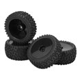 thumbnail image 2 of Domqga RC Front Rear Tires And Wheels, Strong Cushion 12mm Hex RC Wheels And Tires For 1/10 RC Off Road Car, 2 of 8