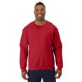thumbnail image 1 of Jerzees Chandail Molletonné Ras du Cou NuBlend Super Sweats pour Hommes, G, Rouge Vif, 1 of 1