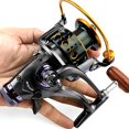 thumbnail image 4 of Metal Spool Double Brake Spinning Reel 5.2:1/5.0:1 Fishing ,Rigid Aluminum Skeletal Frame, 4 of 6