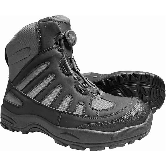 8 Fans Wading Boots for Men&Women Anti-Slip Rubber Sole with Rotating buckle Lacing System for Fishing