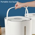 thumbnail image 4 of EGNMCR Household Portable Rice Bucket, Sealed Rice Container, Flour Storage Container, Cereal Dispenser, Household Rice Storage Container, Pet Food Storage Container,, 4 of 7