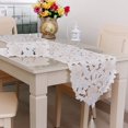 thumbnail image 3 of White Table Runner Vintage Embroidered Lace Doilies Mat Wedding Party Home Decor, 3 of 8