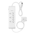 thumbnail image 1 of Globe Electric 3-ft 8-Outlet White Surge Protector Power Strip with Extendable 2-Port USB Hub, 1 of 5