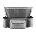 thumbnail image 1 of Multi-functional Car Console Armrest Storage Organizer - Leather Vehicle Interior Partition Pouch with Storage Compartment, Available in Black, Grey, ArmyGreen - 14.2 x 10.2 x 7.1 inches, 12.7oz, 1 of 6