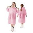 thumbnail image 2 of Cowsor Ponchos de Pluie Imperméables pour Garçons Filles Poncho de Pluie Réutilisable avec Capuchon et Manches Manteaux de Pluie Imperméables d'Extérieur Veste, 2 of 7