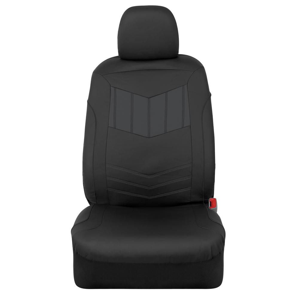 Motor Trend MTSC-304-CC Leatherette Sideless Auto Seat Covers, Charcoal