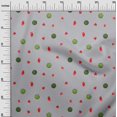 thumbnail image 2 of oneOone Silk Tabby Fabric Watermelon Fruit Printed Fabric 1 Yard 42 Inch Wide, 2 of 4