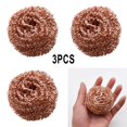 thumbnail image 4 of 3x Copper Metal Wire Sponge Ball Iron Tip Nozzle Cleaner Slag Remover Tool, 4 of 10