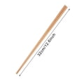 thumbnail image 3 of 1 Pair Of Extra Long Wooden Noodles Kitchen Cooking Frying Chopsticks For Home Kitchen, 3 of 4