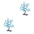 thumbnail image 1 of Maytalsory Color Changing Lighted Rose Lamp Remote Control Energy Saving Artificial Bonsai Tree Lights Gift For Any Occasion blue rose black rod 2Set, 1 of 6