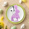 thumbnail image 1 of Birdeem Easter Bunny Cutlery Set 4 Easter Bunny Cutlery Set Happy Easter Decoration, 1 of 6