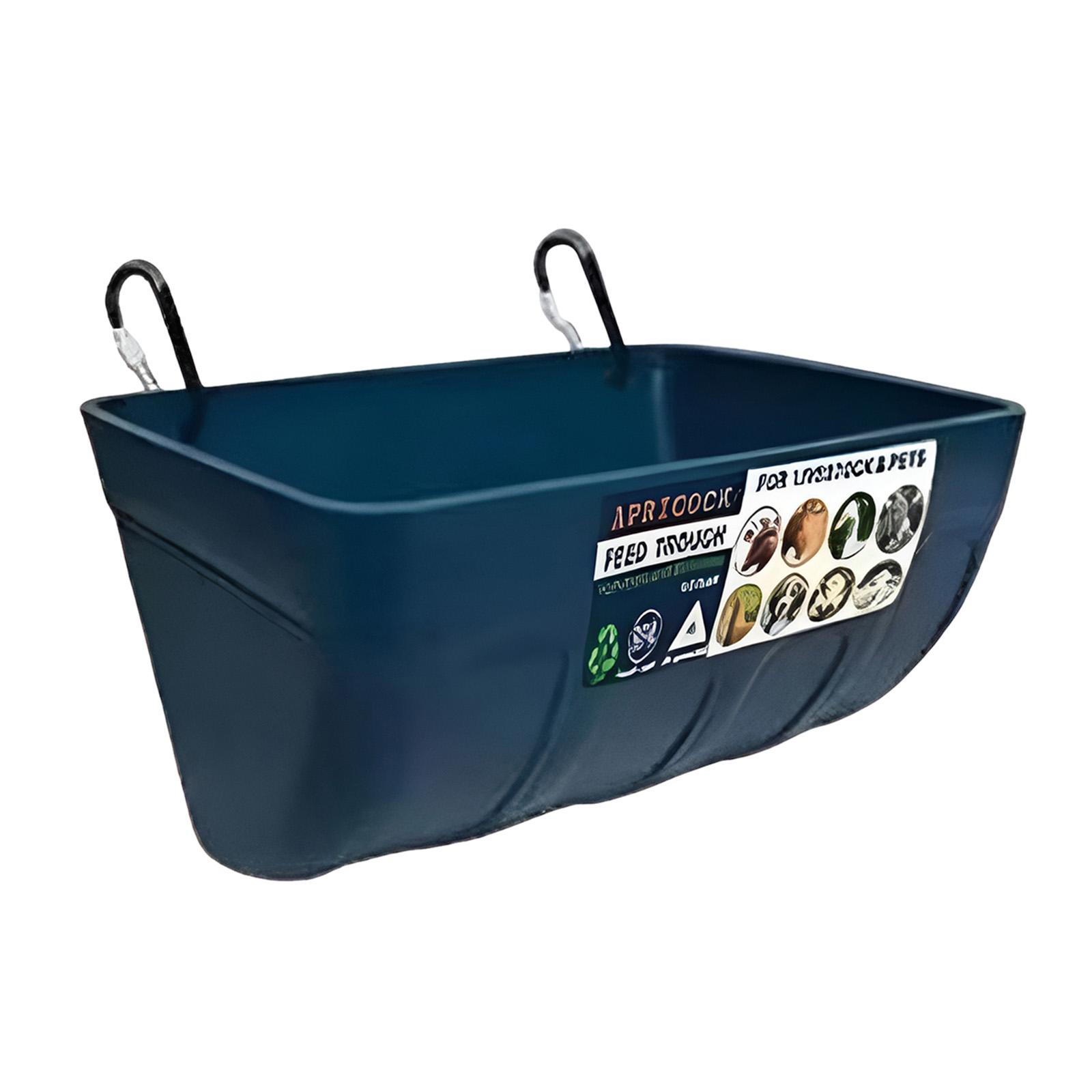 DOLITY Waterer Bucket Poultry Feeders Drinking Fountain Water Dispenser feed Trough Blue