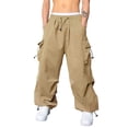 thumbnail image 1 of Pantalon Cargo pour Hommes Coupe Décontractée Pantalon de Randonnée Tactique pour Hommes avec Multiples Poches Décontracté Extérieur Travail Jogger Pantalon Cargo, 1 of 7