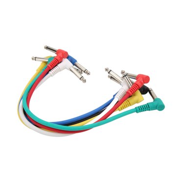 Câble d'Effet, Cordon de Raccordement de Pédale Connexion Facile Coloré pour Guitare Électrique pour Basse