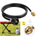 thumbnail image 2 of 6Ft Propane Adapter Hose 1Lb To 20Lb Converter Replacement for Qcc1/1, 2 of 8