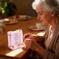 thumbnail image 2 of 7 Day Weekly Pill Organizer ABS PC Material 7 Stackable Compartments 4 Times a Day Morning Noon Evening Bedtime Medicine Storage Box, 2 of 5