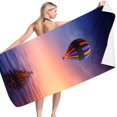 thumbnail image 3 of LSLJS Beach Towel Summer Beach Essentials Microfiber Beach Towels Super Lightweight Colorful Bath Towel Sandproof Beach Blanket Multi-Purpose Towel for Travel Swimming Pool 30x60 Inch, 3 of 4