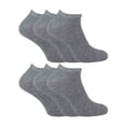 thumbnail image 1 of Sock Snob - 6 Pack Mens Cotton Low Cut Quarter Gym / Trainer Socks, 1 of 2