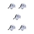 thumbnail image 1 of Baohd Stylish Adjustable Baseball Cap For Summer And Sun Protection Stylish And Practical Hats For Women black white rings 5Set, 1 of 6