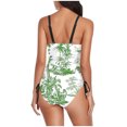 thumbnail image 4 of Birdeem Ensembles de Bikini pour Femmes Dames Mode Multicolore Motif Rétro Imprimé Bikini Découpe au Dos Bretelles Maillot de Bain une Pièce pour Femmes, 4 of 12