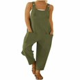 thumbnail image 1 of Jumpsuits For Women Sleeveless Backless Spaghetti Strap Wide Leg Pants, 1 of 5