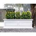 thumbnail image 3 of Veradek Brixton Window Box 36" Planter 2 Pack White, 3 of 7