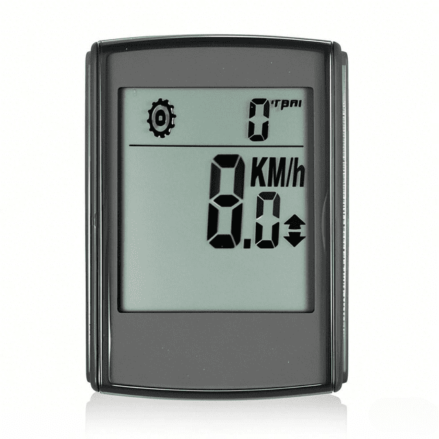 Ordinateur de Cyclisme Sans Fil 2-en-1 à Écran LCD avec Réveil Automatique, Rétroéclairage EL et Système à 2 Vélos. Cet Odomètre de Vélo Fabriqué en ABS Présente un Écran LCD Clair Affichant la Vitesse en km/h et Suit la distance, la cadence, l'Heure, la Température et les calories Brûlées. Léger et Facile à Installer, Il Est Idéal pour les Passionnés de Cyclisme.