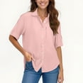thumbnail image 4 of BLVB Chemise Boutonnée pour Femme avec Protection Solaire UV Upf 50+ à Manches Longues, Extérieur, Fraîche, Séchage Rapide, Pêche, Randonnée, Voyage, 4 of 7